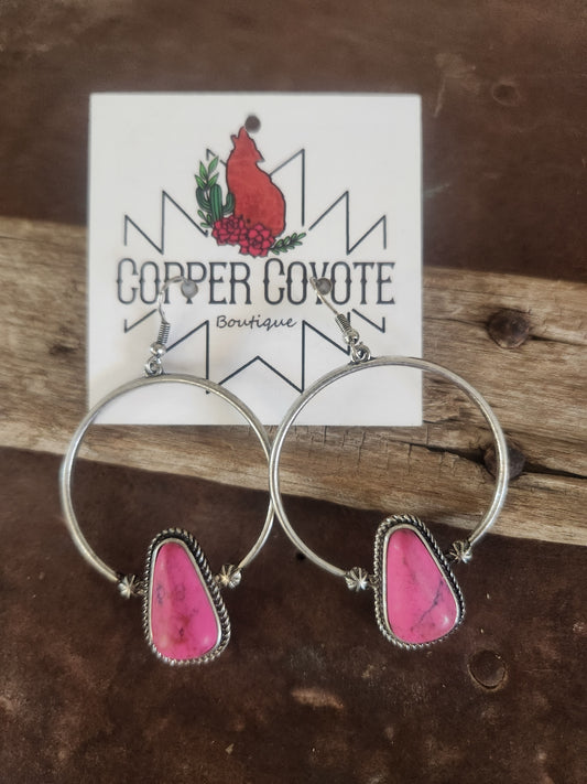 Desert Babe Earrings - Pink