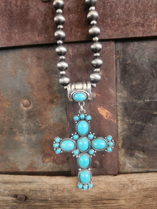 San Simon Necklace - Turquoise