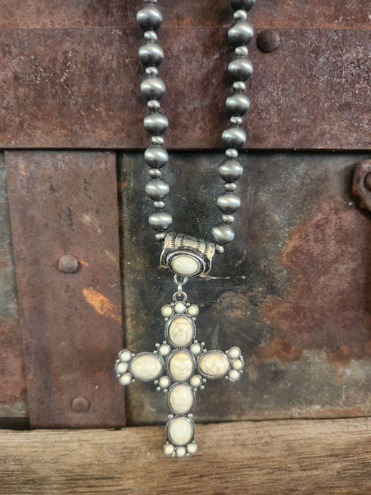 San Simon Necklace - White